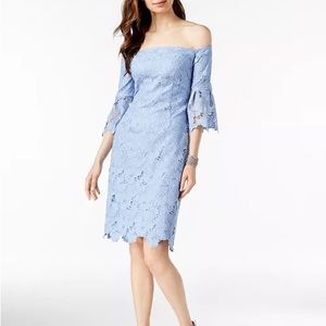 Vince Camuto Off-The-Shoulder Lace Dress NWT